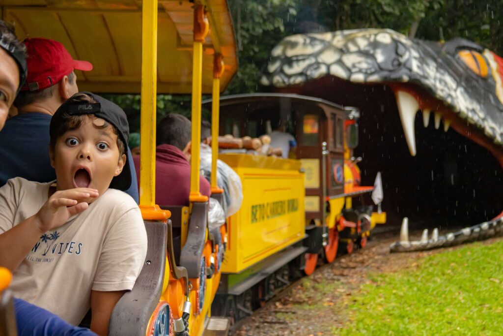 Criança feliz no Beto Carrero